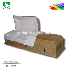 Buff white interior ECO-friendly casket